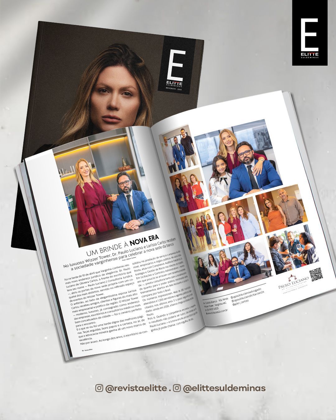 Matéria na Revista Elite Sul de Minas sobre a nova sede do escritório